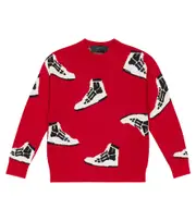[Amiri Kids] Amiri Kids Skel Top wool sweater Y 12 multicoloured