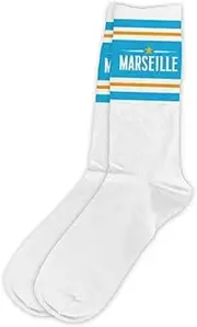 [STC] Unisex Socks Marseille (One Size 36-42), White, One Size, White, One Size