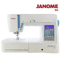 在飛比找Yahoo奇摩購物中心優惠-日本車樂美JANOME S5 電腦型全迴轉縫紉機