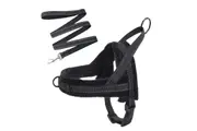 Dog Harness No-Pull Pet Harness with Adjustable Soft Padded Dog Vest-Black