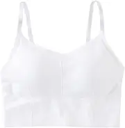 [Generic] Women Wire Padded Sports Bra Strappy Active Tops for Yoga Gym Workout Fitn Running