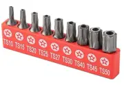 9pc Torx Star 5 Point Security Tamper Proof Driver Bit Set T10 1520252730404550