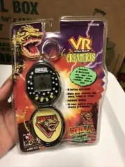 1997 MGA Godzilla Virtual Reality VR Creatures Cyber Pet Vintage Keychain NIB