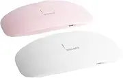 minkissy Mini Led Nail Art Lamp Charge Foldable Design Modes Timing for Home Salon Use