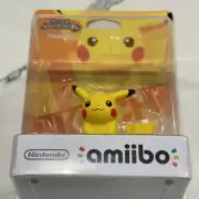 Nintendo Amiibo Super Smash Bros. Pikachu Pokémon 1st Print Brand New SEALED