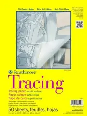 300 Series Tracing Paper Pad, Tape Bound, 9x12 inches, 50 Sheets (25lb/41g) -...
