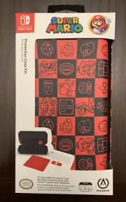 Protection Case Kit Screen Protector Super Mario for Nintendo Switch Lite NEW