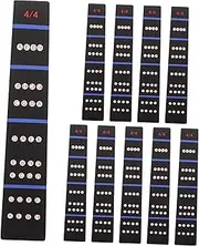 SUPVOX 10pcs Violin Fretboard Stickers for Beginners Durable Fingerboard Guides with Clear Scale Indicators for Accurate Positioning and Intonation Mastery Violin Practice