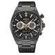 【SEIKO】Criteria 全黑鋼三眼計時石英錶 41mm SSB399P1 8T63-00T0SD SK022