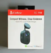 Cobra SC 120 QHD Front Camera 1440P Discreet Dash Cam 16GB SD Card WIFI CarPlay