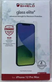 ZAGG InvisibleShield Glass Elite+ Screen Protector Apple iPhone 12 Pro Max 6.7"