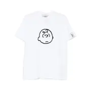[Iceberg] Iceberg X Peanuts Embroidered T-shirt M WHITE