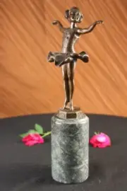 Vienna Bronze Art Deco Bronze Sculpture Ballerina Statue Art Figurine Deal