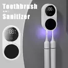UV Toothbrush Sanitizer Holder，Rechargeable Cordless Wall Mounted Toothbrus V5E0
