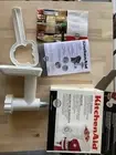 Kitchenaid Food Grinder Stand Up Mixer Attachment with Instructions