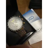 在飛比找蝦皮購物優惠-SEIKO精工 CS 台灣獨賣 賽車計時手錶-45.2mm 