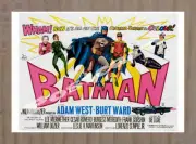 Historic Batman 1966 Movie Advertising Postcard 1