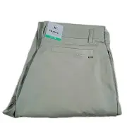 Hurley Jet Set Tech Pant Men's 38x29 Green Flat Front NWT