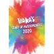 Tiana’’s Diary of Awesomeness 2020: Unique Personalised Full Year Dated Diary Gift For A Girl Called Tiana - 185 Pages - 2 Days Per Page - Perfect for