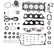 PHILTOP Head Gasket Set Timing Belt Kit W/Water Pump fits for Honda Civic HX/EX 1668CC/1700CC 1.7L 2001-2005 D17A2 D17A6 OE# HS26236PT-2