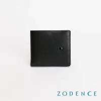 在飛比找momo購物網優惠-【ZODENCE 佐登司】GEOFF進口真皮11卡短夾(黑)