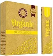 Organic Masala Incense Sticks - Sandalwood (15g)