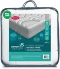 Reversible Coolmax Quilted Polyester Mattress Topper, King Bed, Cooling Moisture