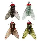 Realistic Fly Fishing Bait(2PC), 2024 New Fly Hook Soft Bait Add Fish Attractant