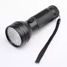 51 LED Flashlight 395 nM UV Ultra Violet Blacklight Torch Light Lamp Aluminum