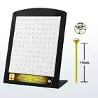 Nose studs Long Self bending with 18k gold plating acrylic display with 120pcs