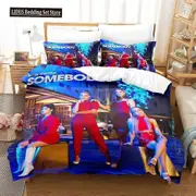 v943 Bed Sheets Printed Now United Bedding Set Duvet Cover Bedroom Comforter Covers Single Twin King Size Quilt Cover Home Textile /PCS 3-Piece Beddin