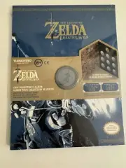 Nintendo Thinkgeek Legend of Zelda Coin Collector's Album Book Master Sword new