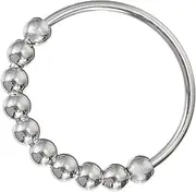 Stress Ring Pearl Rings Anniversary with Beads Promise Rings for Anti Thumb Rings for Men Beads Ring The Ring Decoration Wedding Decor Men Rings Stainless Steel Silver