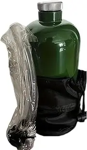 Petrol Cans Outdoor Oil Tank Automobile and Motorcycle Spare Oil Tank Portable Iron Oil Tank 1L Household Gasoline and Diesel Tank Jerry Cans(1Lgreen)