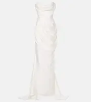[Vivienne Westwood] Vivienne Westwood Bridal Vaida satin corset gown AU 14 white