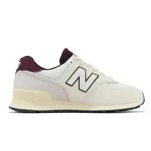 New Balance 休閒鞋 574 男鞋 女鞋 白 紅 麂皮 復古 經典 NB 紐巴倫 U574YR2-D