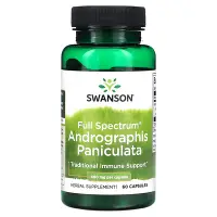 在飛比找iHerb優惠-[iHerb] Swanson 多面穿心蓮，400 毫克，6