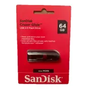 SanDisk Cruzer Glide USB 2.0 Flash Drive - 64GB - Reliable Portable Storage