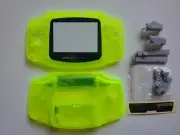 Replacement clear neon green Shell Screen lens for Nintendo Gameboy Advance GBA