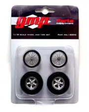 GMP 18892 1/18 Scale Vintage Dragster Wheel & Tire Set for Diecast Cars