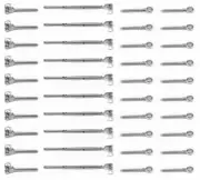 10Pack Stainless Steel Wire Cable Rope Balustrade Kit Jaw Swage Turnbuckle