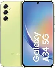 Samsung Galaxy A34 5G - 6GB/128GB - Awesome Lime (Renewed)
