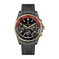 在飛比找蝦皮購物優惠-【Hector海克特】全新 黑紅水鑽圈水鬼款男士腕錶