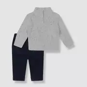 $84 Miniclasix Baby Boy's Gray Sweater & Pants 2-Piece Set Size 12M