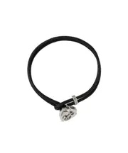 B Shield bracelet XS Silver/Black