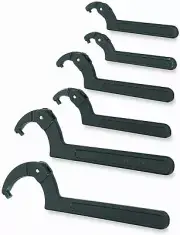 Williams WS-476 Adjustable Pin Spanner Wrench Set 6 Piece