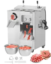 Commercial Electric Meat Grinder Slicer 6.35 kg/Min Sausage Stuffer Maker