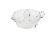 Cuisena Manual Glass Citrus Juicer Fruit Lemon Lime Orange Juice Extractor Clear