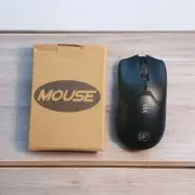 BalanceFit Black Lighted Mouse 2.4hz USB Wireless Rechargable Backlit W Cord