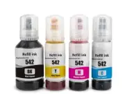 Compatible T542 542 EcoTank Pigment Ink Bottle For Epson ET5800 ET5170 ET5150